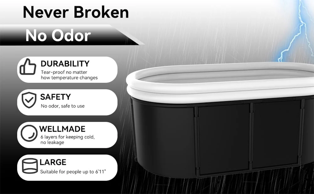 Large Ice Bath Tub For Cold Therapy